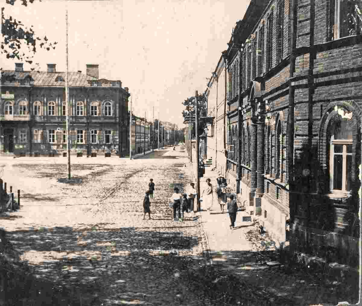 Daugavpils. View to city street