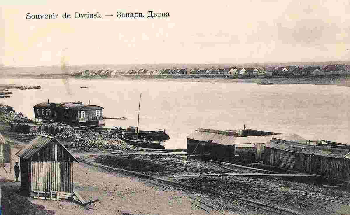 Daugavpils. Western Dvina River