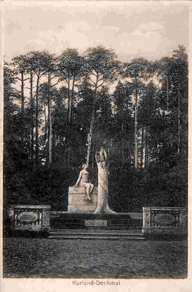 Jaunjelgava. Kurland-monument, 1916