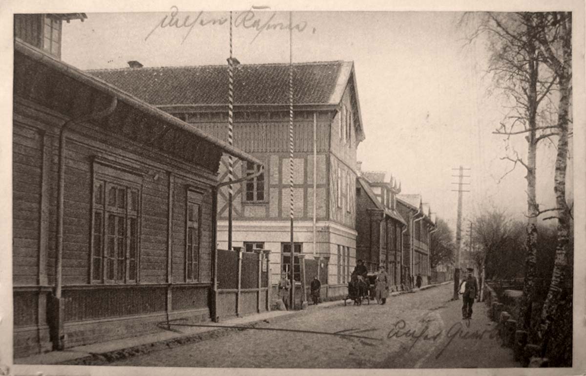 Jelgava. Damm street, 1917