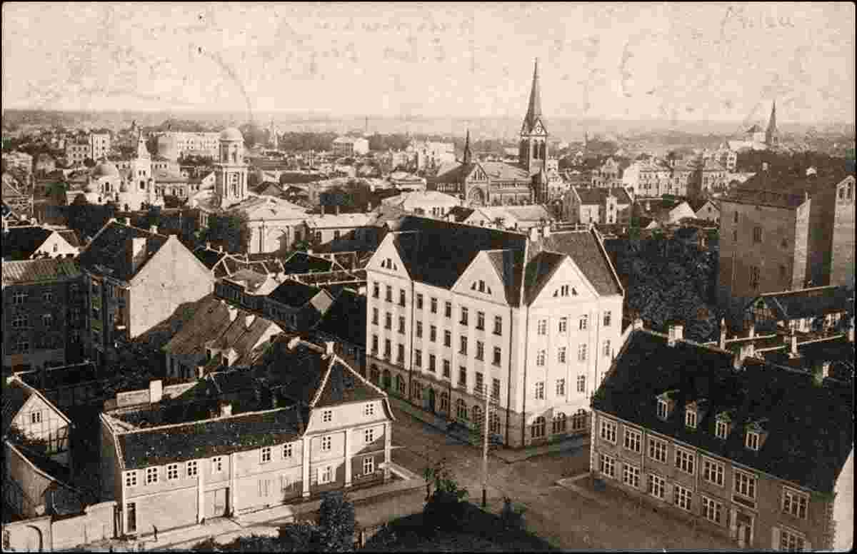 Jelgava. Panorama of the city, 1916