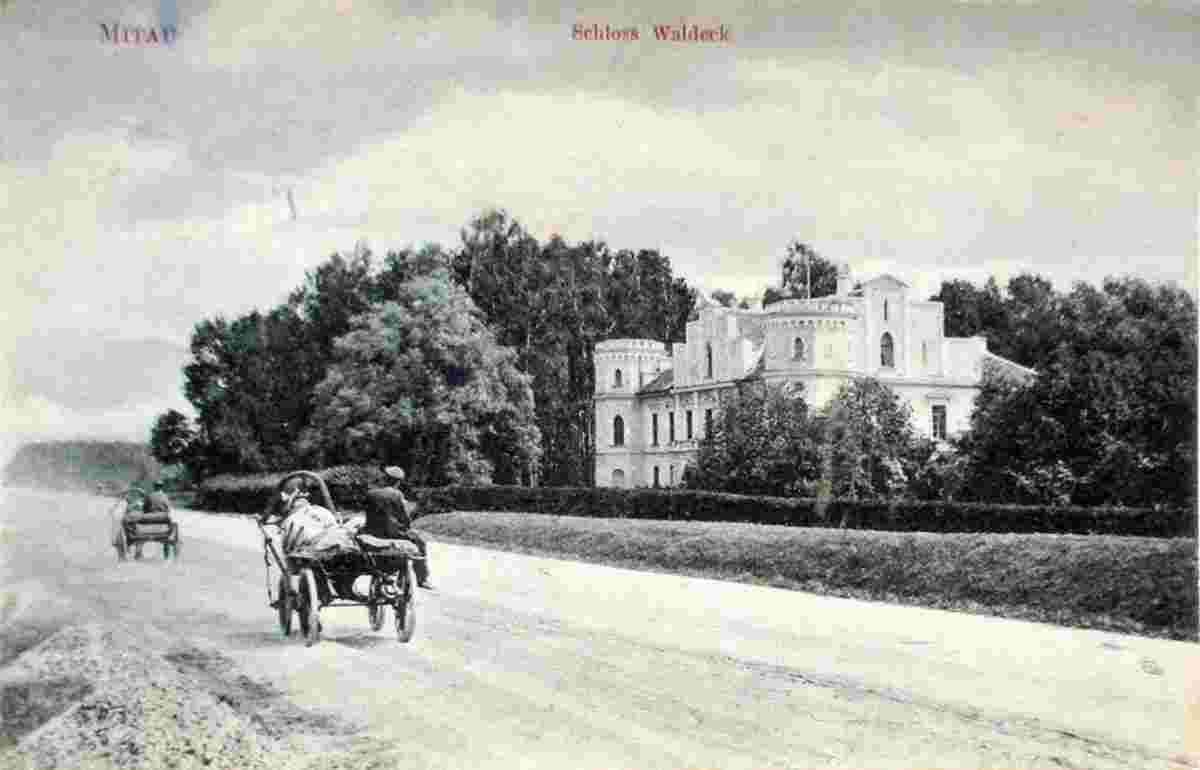Jelgava. Waldeck Castle