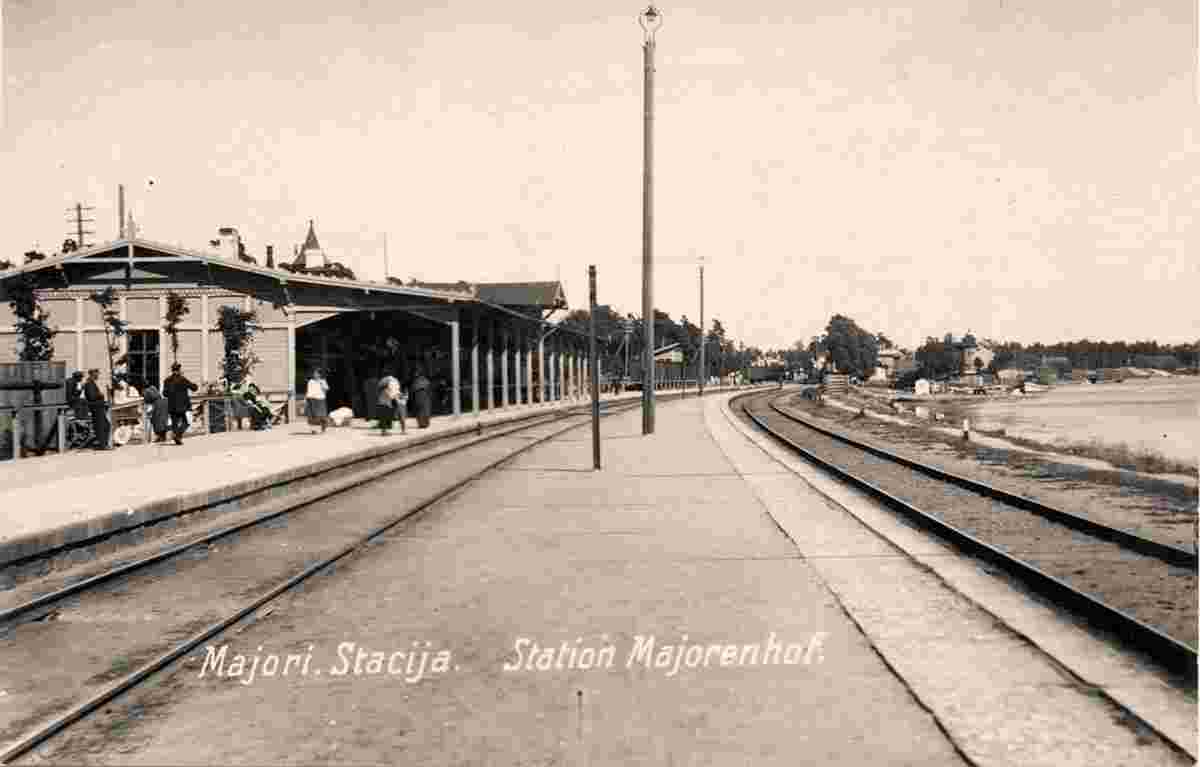 Jurmala. Majori (Majorenhof) - Railway station, 1933