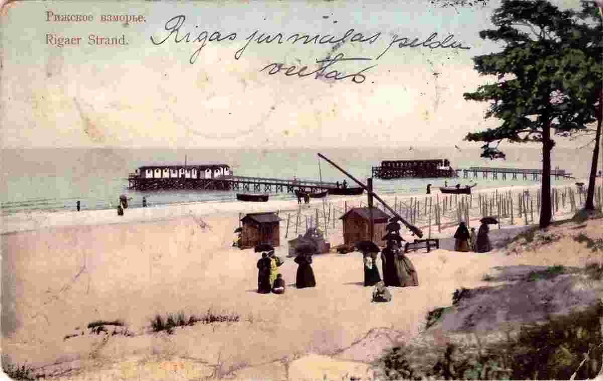 Jurmala. Riga seaside, 1907