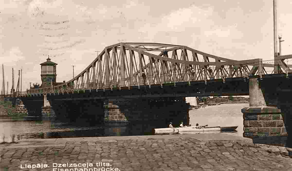 Liepaja. Railroad bridge, between 1930 and 1940