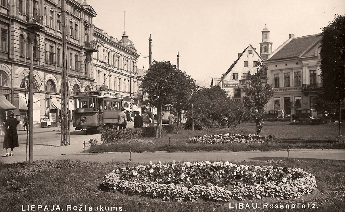 Liepaja. Rose Square, circa 1930