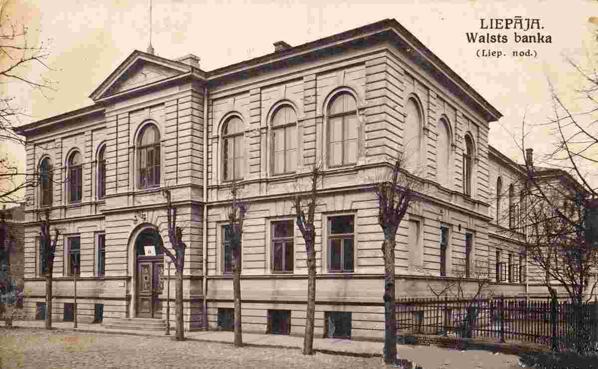 Liepaja. State bank, between 1930 and 1940