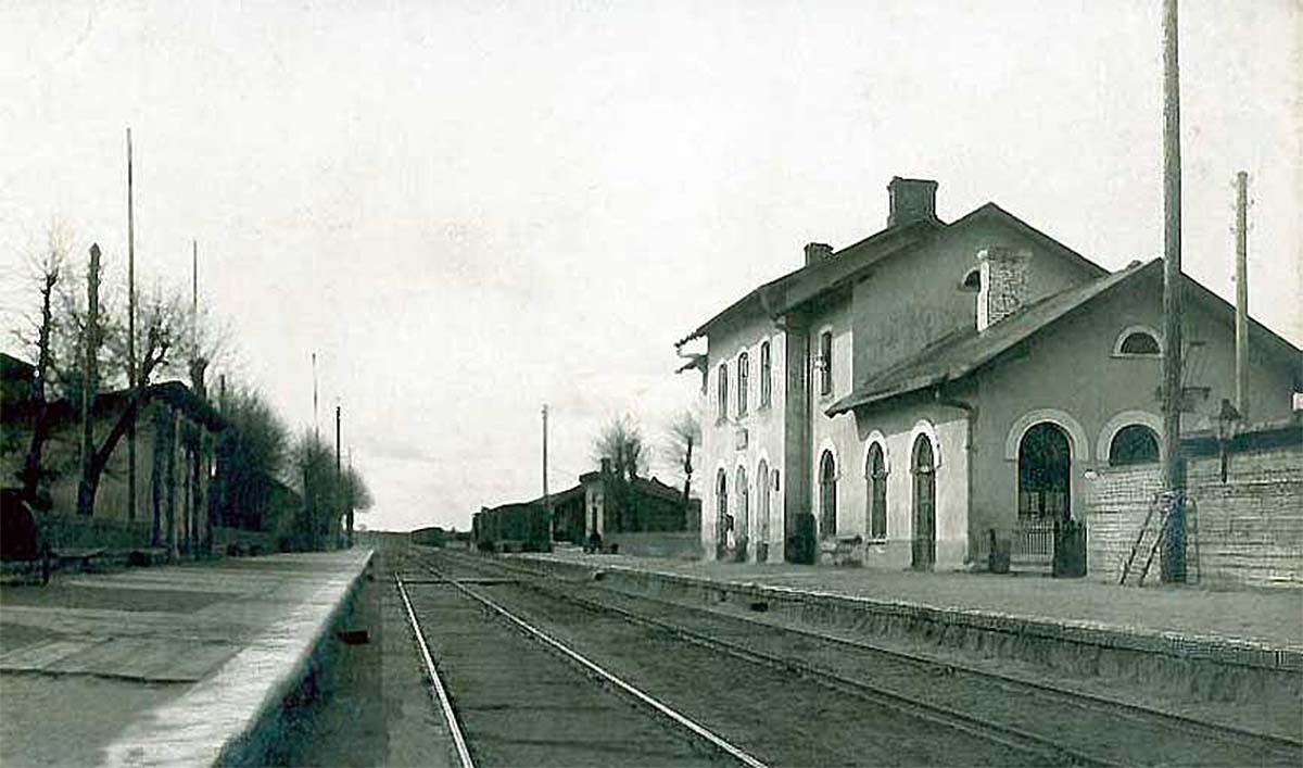 Livani. Railway station
