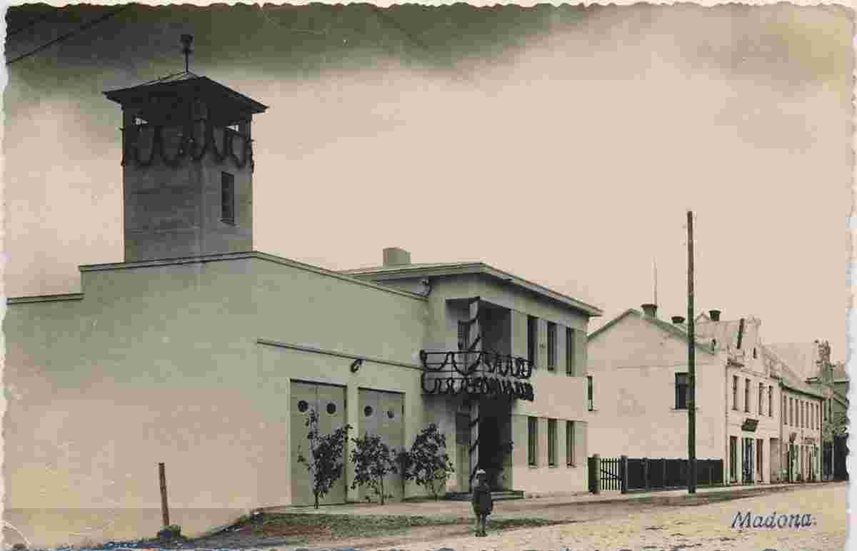 Madona. Fire department, 1938