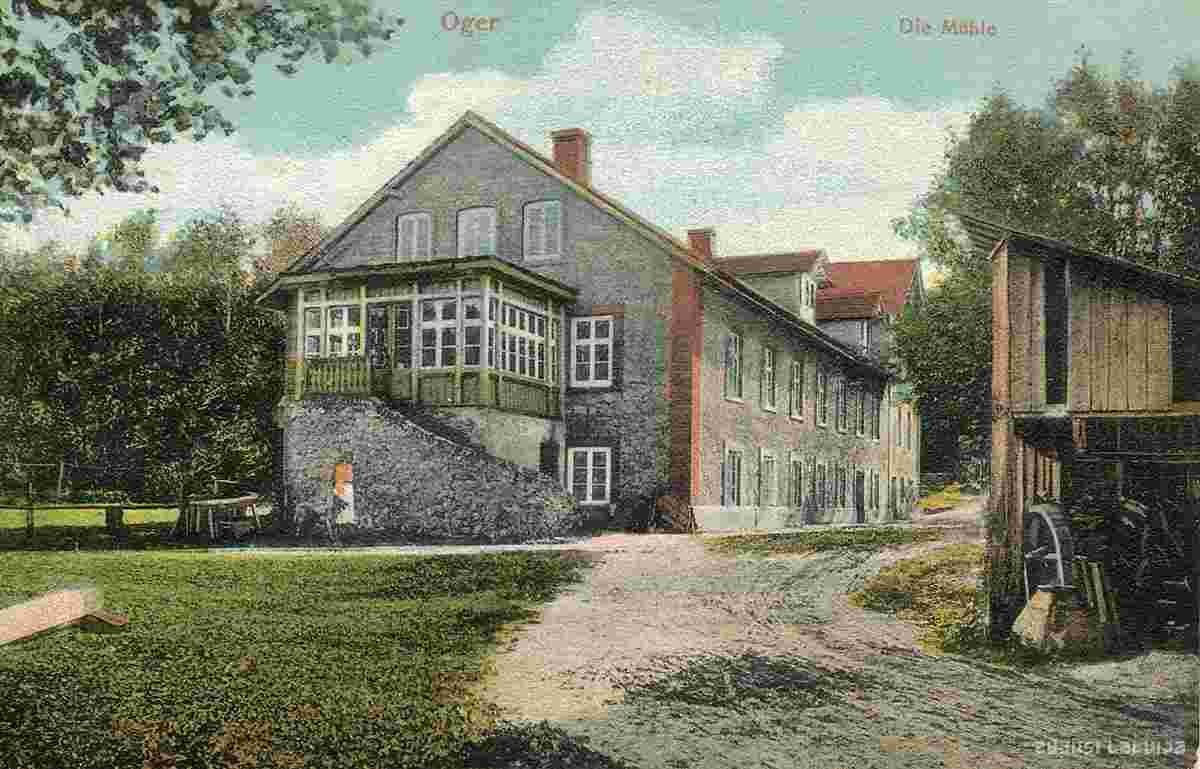 Ogre. Gešeļa Watermill, 1900s