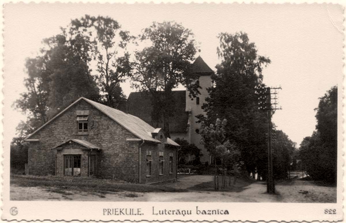 Priekule. Lutheran church