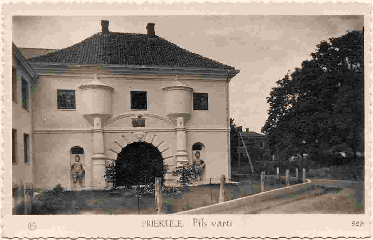 Priekule. Manor, Swedish Gate, 1930s