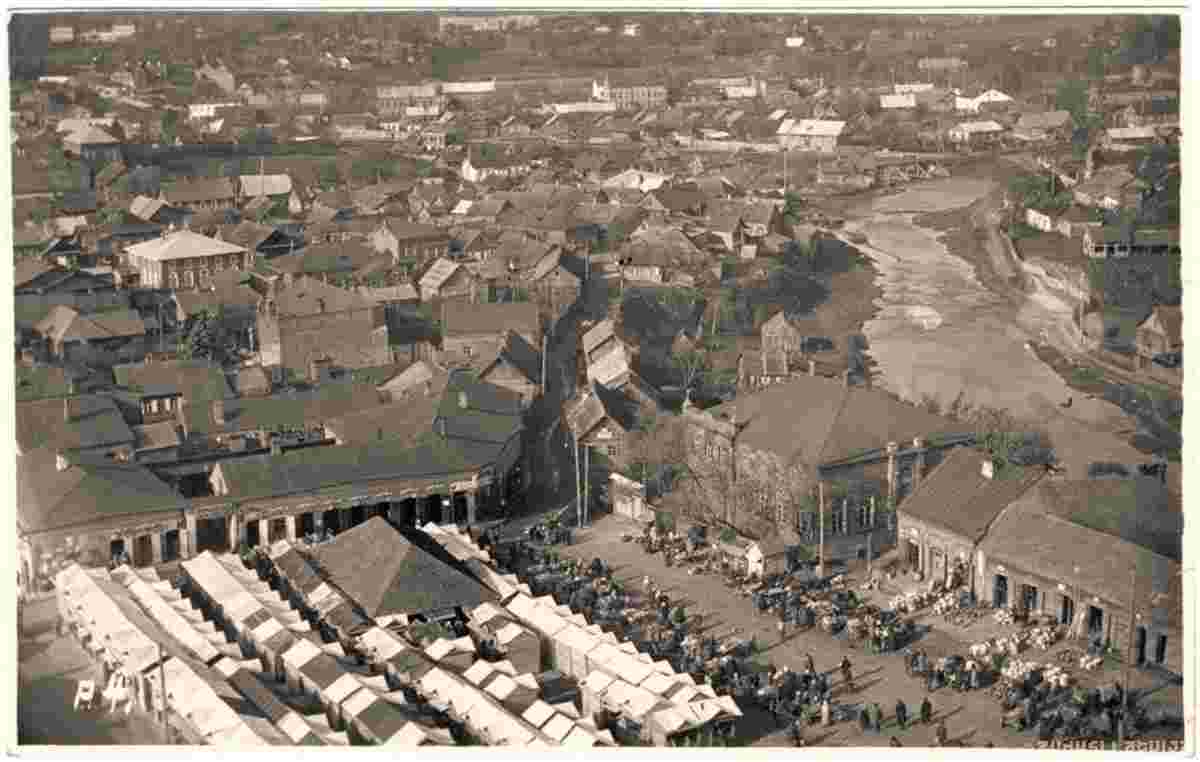Rezekne. Marketplace, circa 1930