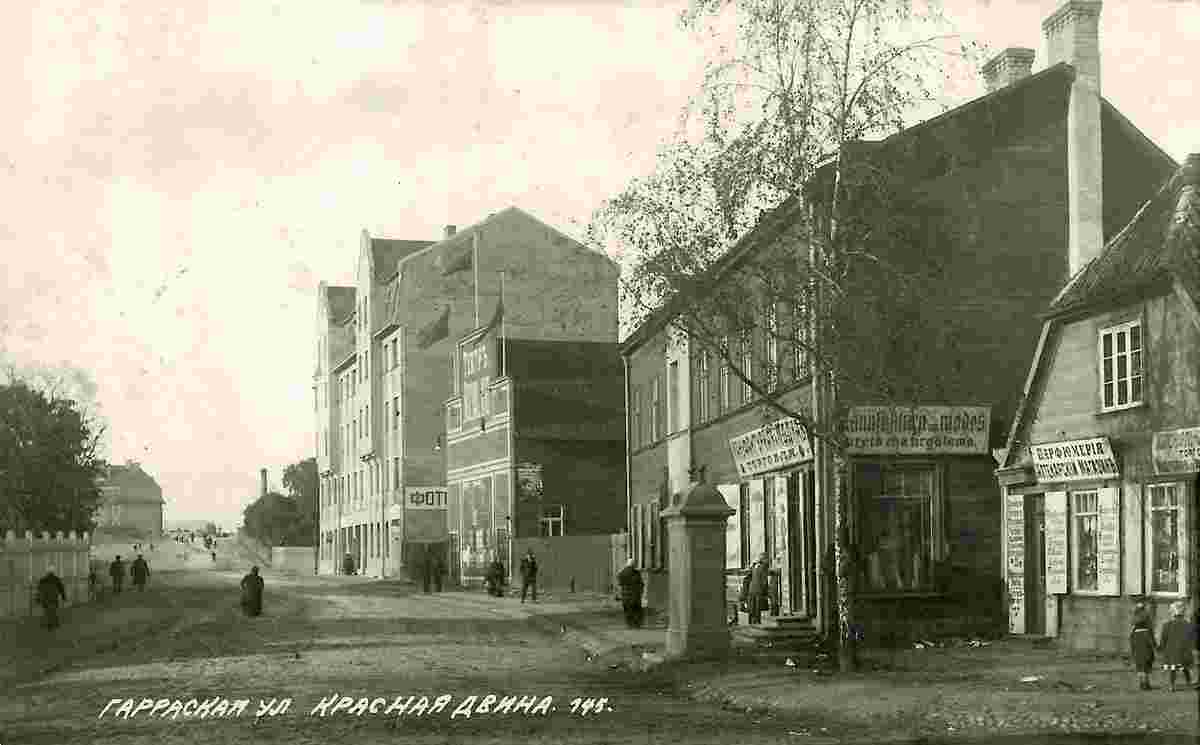 Riga. Microdistrict Sarkandaugava, former - Red Dvina, 1919