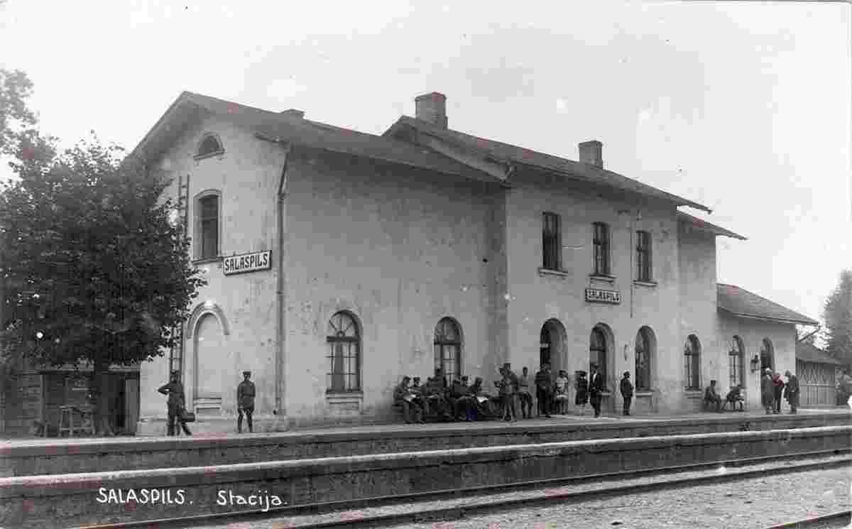 Salaspils. Railway Station, 1928