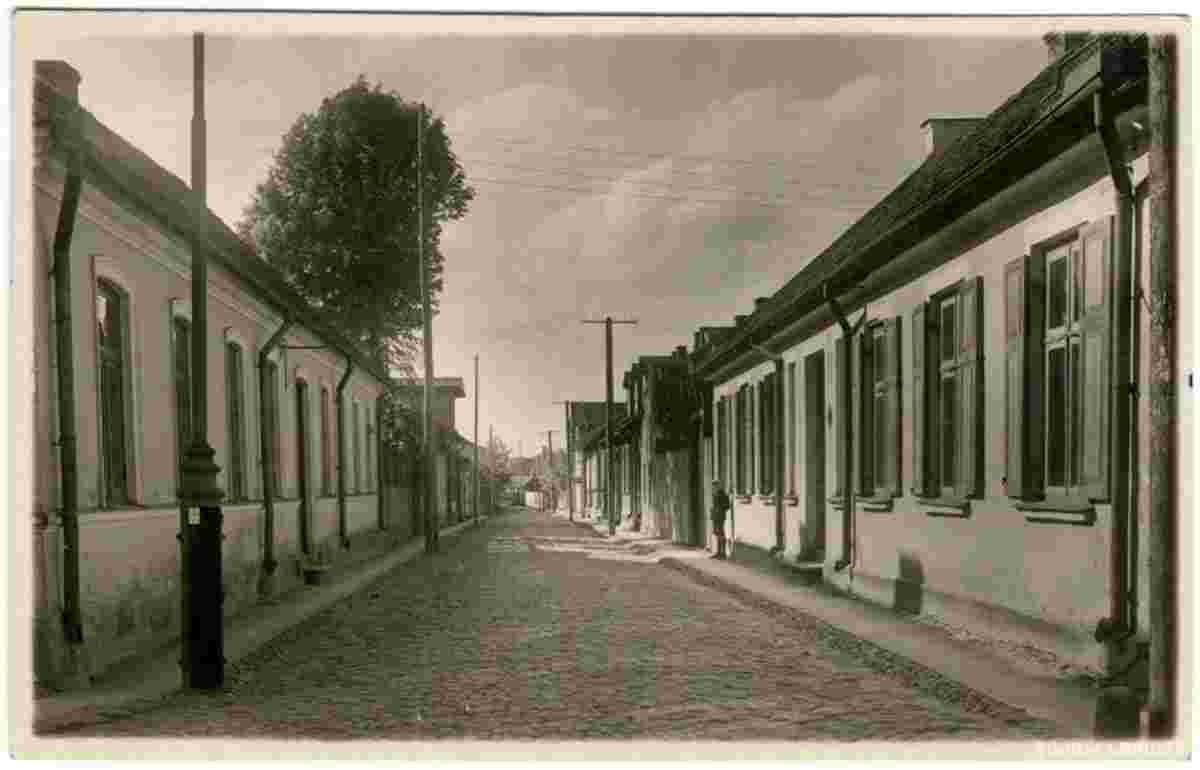 Tukums. Church street, 1930s