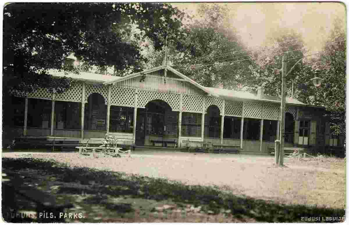 Tukums. City Park, 1920s