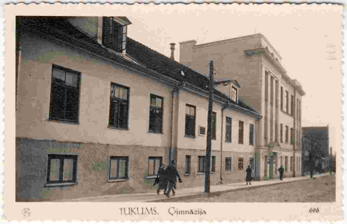 Tukums. Gymnasium, 1930s