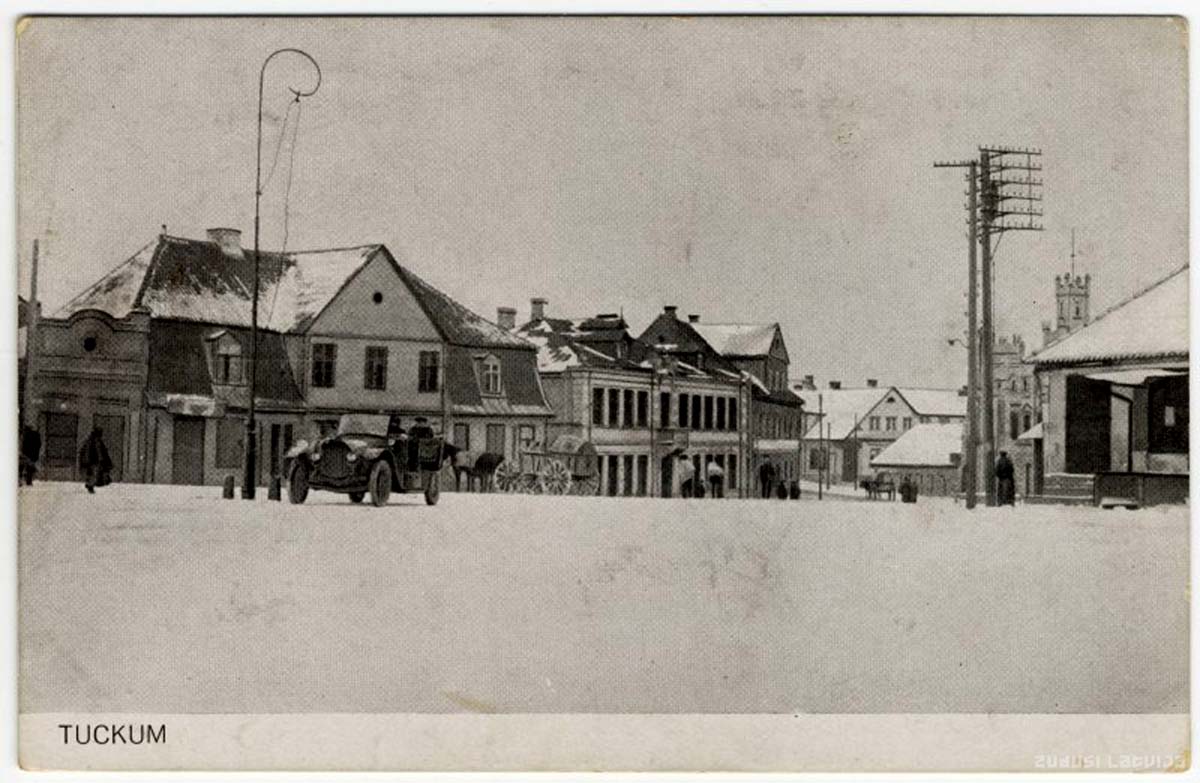 Tukums. Marketplace, 1920s