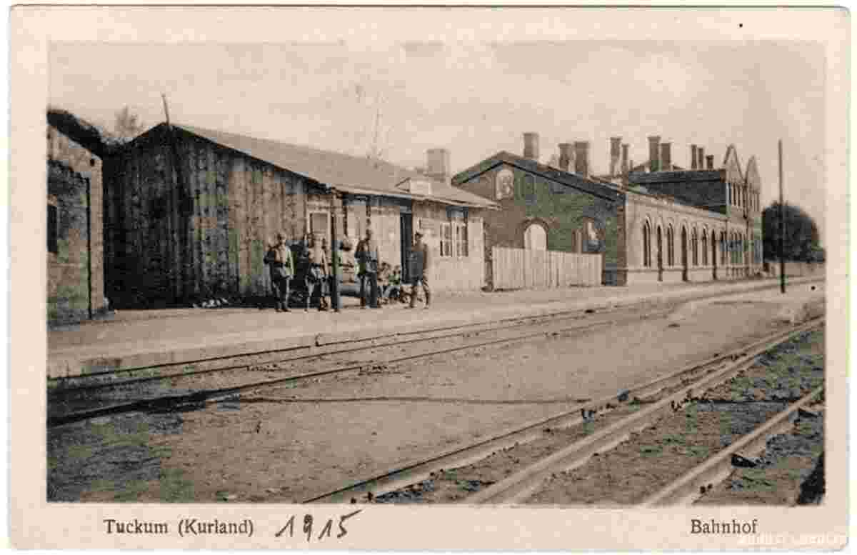 Railway station Tukums I, 1915