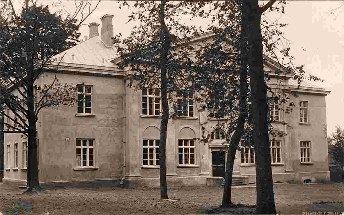 Valmiera. New building of the School for deaf-mute, 1929