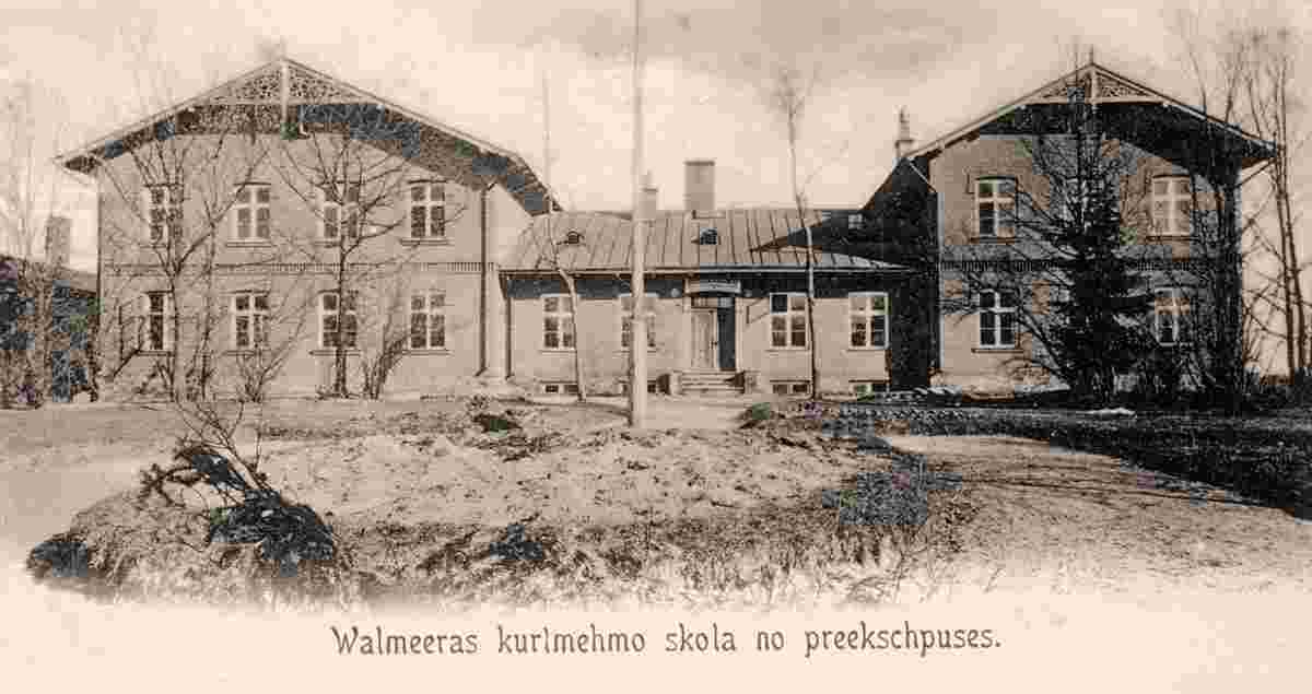 Valmiera. School for deaf-mute, 1900s