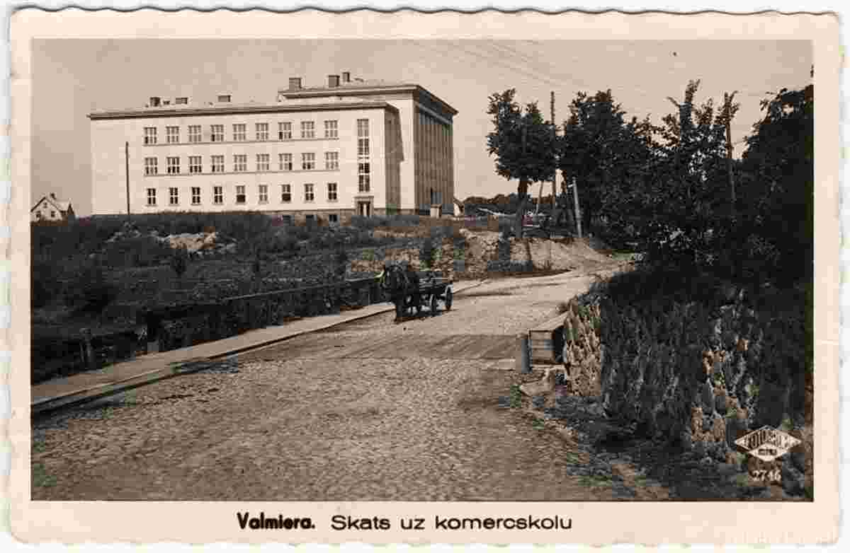 Valmiera. State Commercial School, 1930s