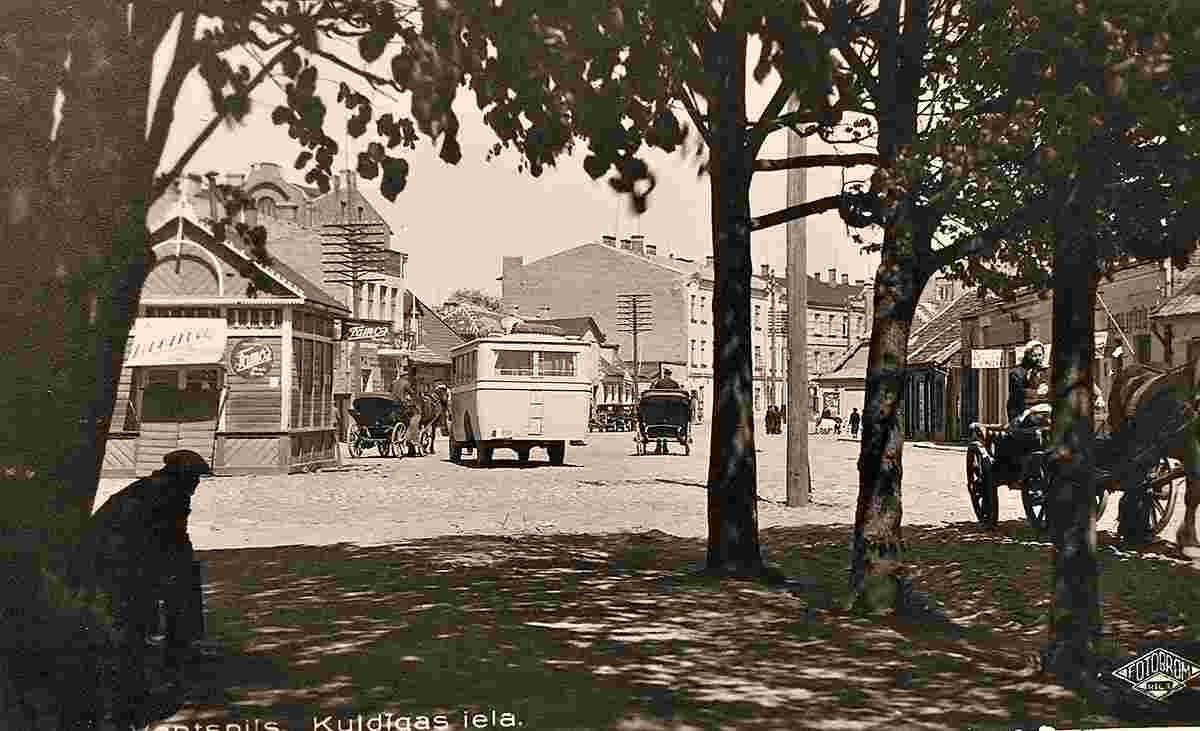 Ventspils. Kuldigskaya street, circa 1930