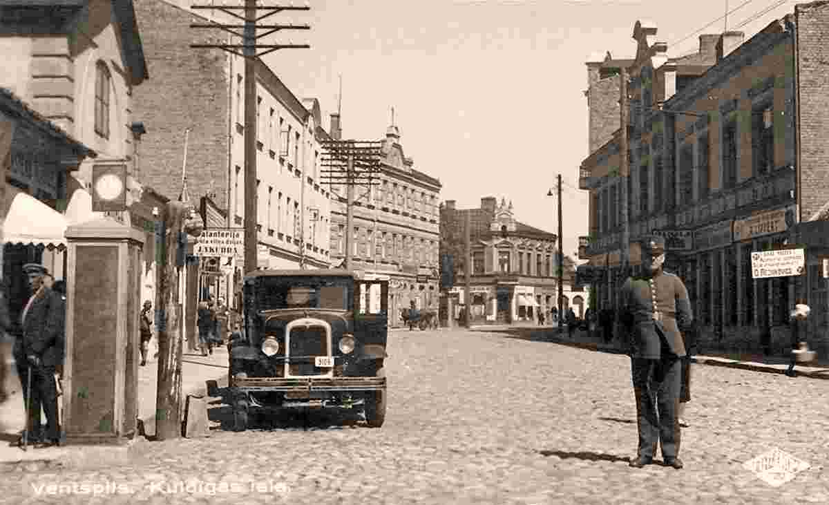 Ventspils. Kuldigskaya street, circa 1935