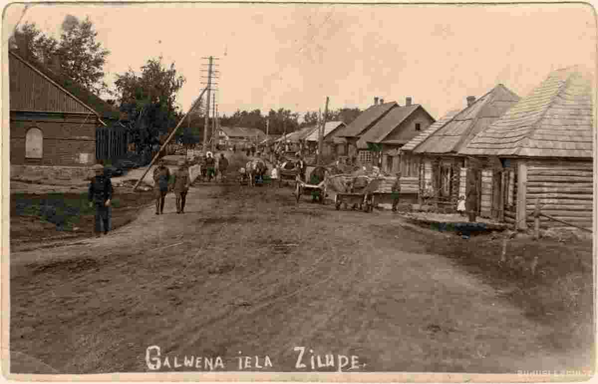 Zilupe. Galvena street, 1926