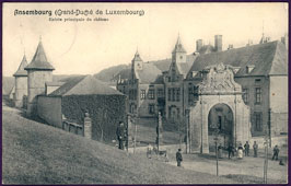 Luxembourg City. Entrance to Ansembourg Castle of Grand Duke, 1906
