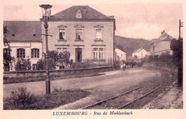 Luxembourg City. Muhlenbach Street