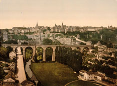 Luxembourg City. Panorama of the city