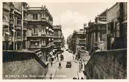 Valletta. Royal Street (Main street)