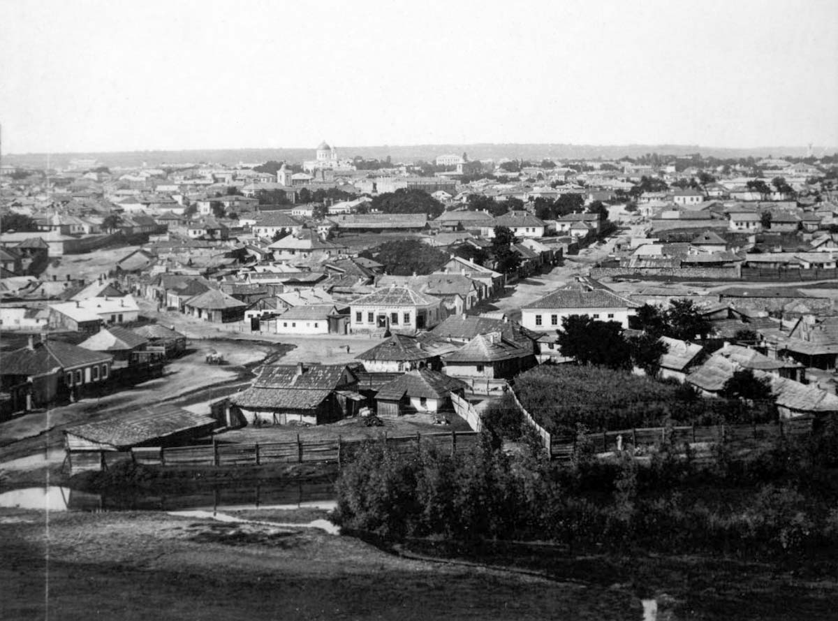 Chisinau (Kishinev). View of the city from the side of Ryshkanovka, 1889