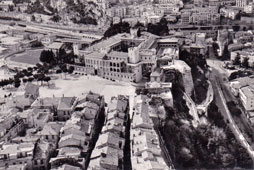 Monaco city. Aerial view of Prince's Palace