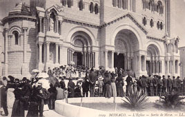 Monaco city. Cathedral, circa 1900s