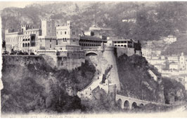 Monaco city. Prince's Palace, circa 1900s