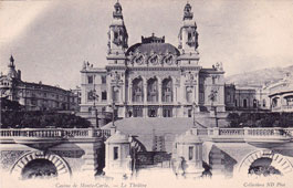 Monte Carlo. Casino Square - Opera Theater, circa 1900s