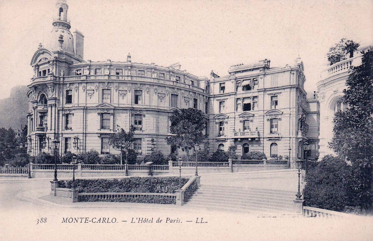 Monte Carlo. Hotel 'Paris', circa 1900s