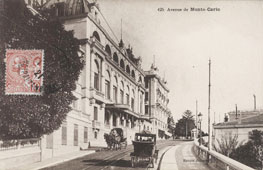 Monte Carlo. Monte Carlo Avenue, 1921