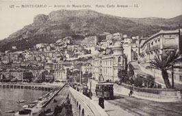 Monte Carlo. Monte Carlo Avenue, Tramway