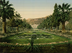 Monte Carlo. Monte Carlo Casino entrance, the Gardens, circa 1890