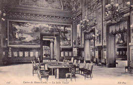 Monte Carlo. Monte Carlo Casino, Hall Touzet, circa 1900s
