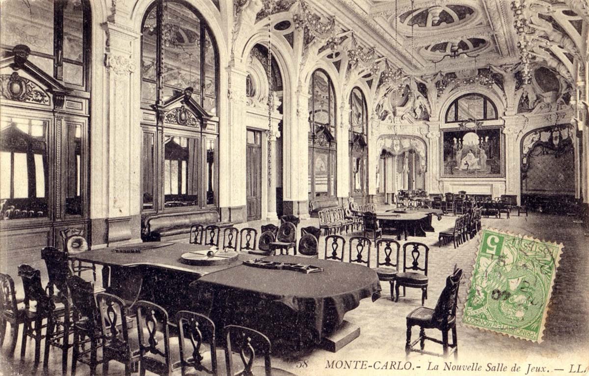 Monte Carlo Casino, New Games Room, 1907