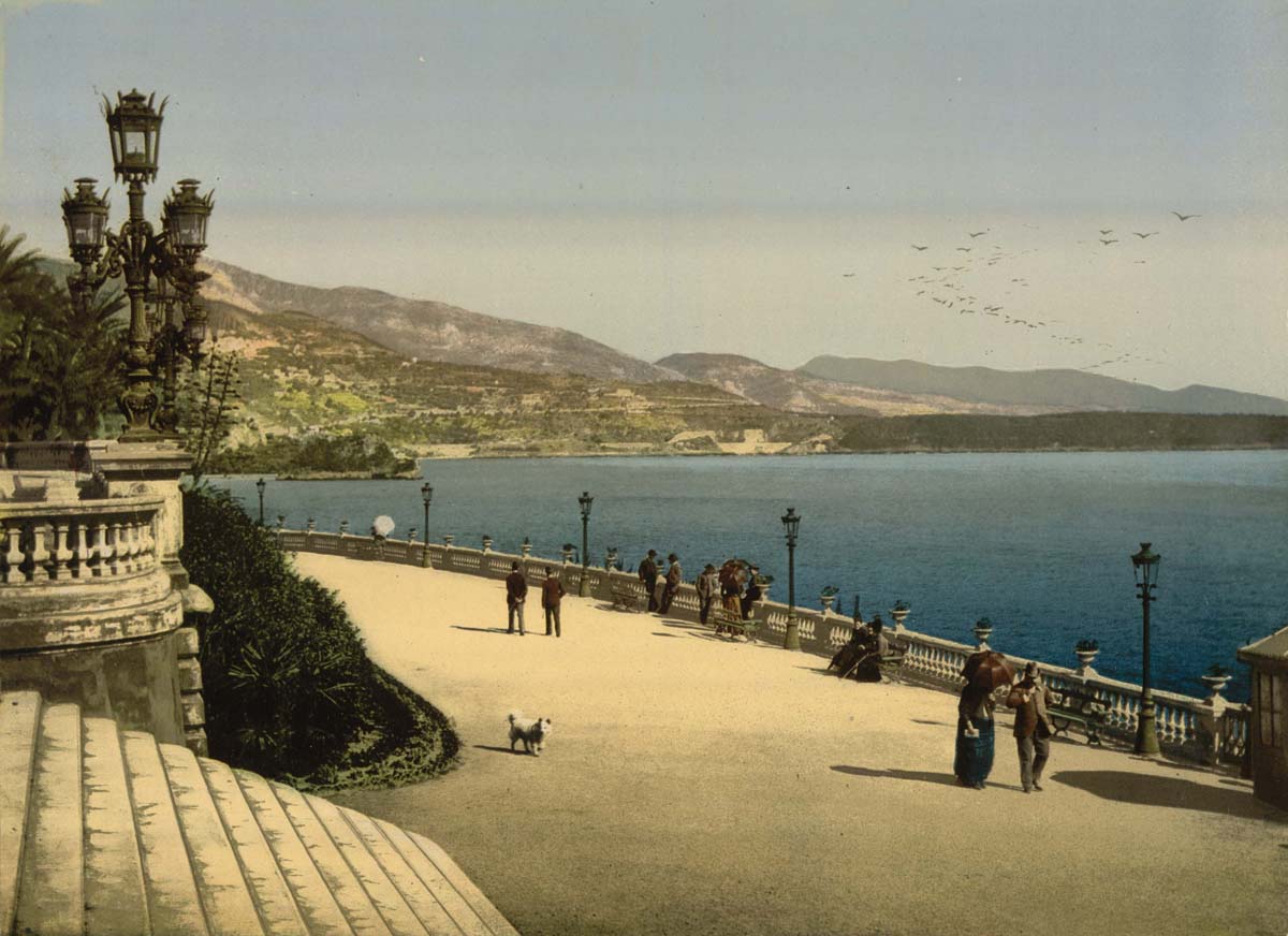 Monte Carlo Casino entrance, the Terraces, circa 1890