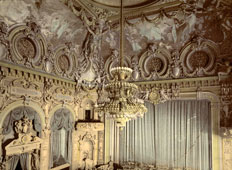 Monte Carlo. Theatre, interior, circa 1890
