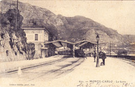 Monte Carlo. Train Station, 1903