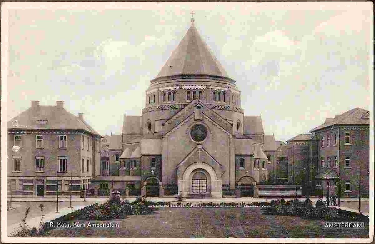 Amsterdam. Gerardus Majella Church on Ambon Sguare, 1932
