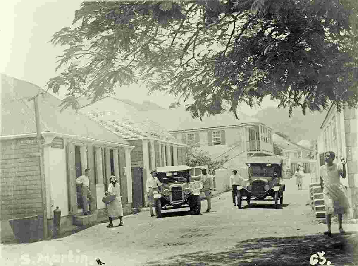 Philipsburg. View to street, between 1920 and 1936